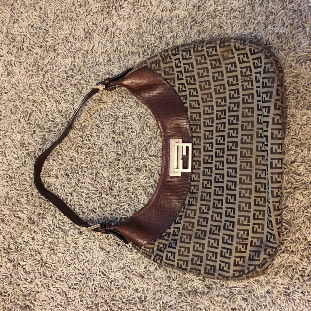 Authentic fendi shoulder bag
